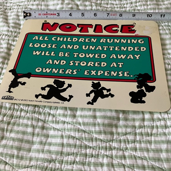 Vintage FUNNY NOTCH SIGN CENTER NOTCH NOVELTY COMPANY IDYLLWILD , CA SFC12 2002 - Picture 8 of 8